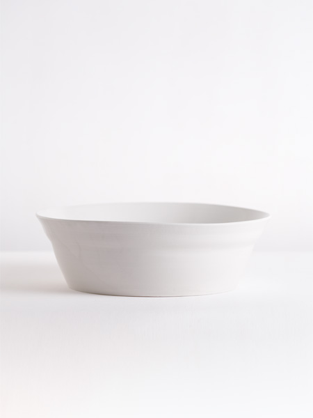 large bowl with flat base