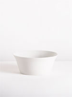 tall bowl with flat base