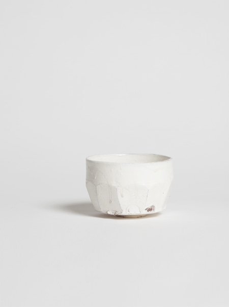 faceted kohiki chawan